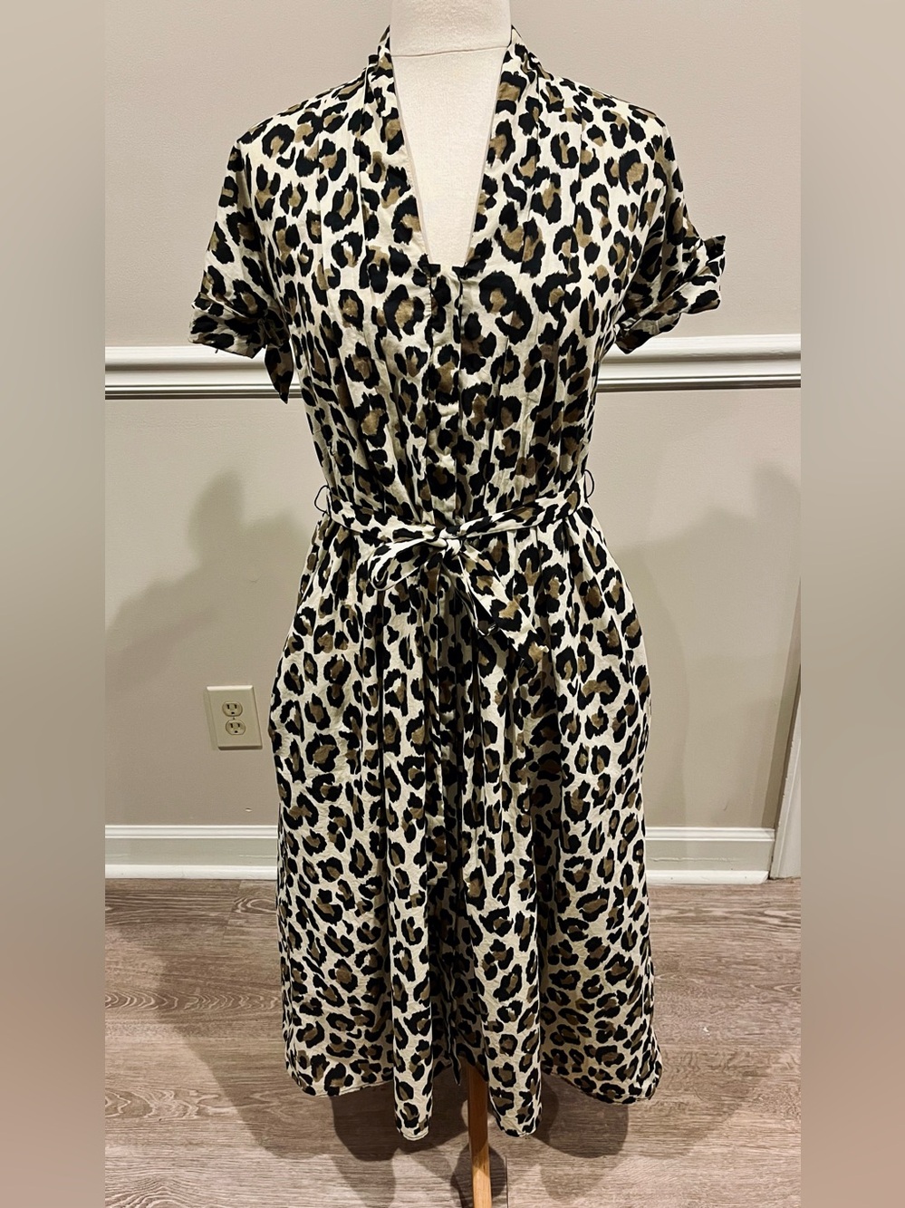 ZARA ZW Collection Leopard Print Midi Dress - Picture 3 of 7